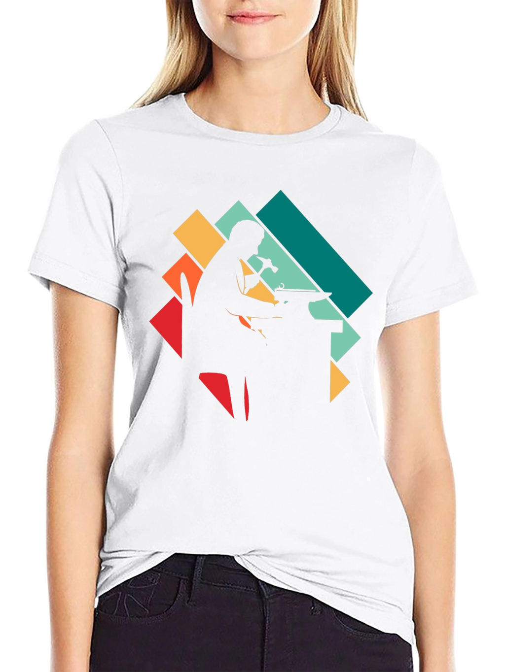 Blacksmith Silhouette Graphic Tee - Retro Style
