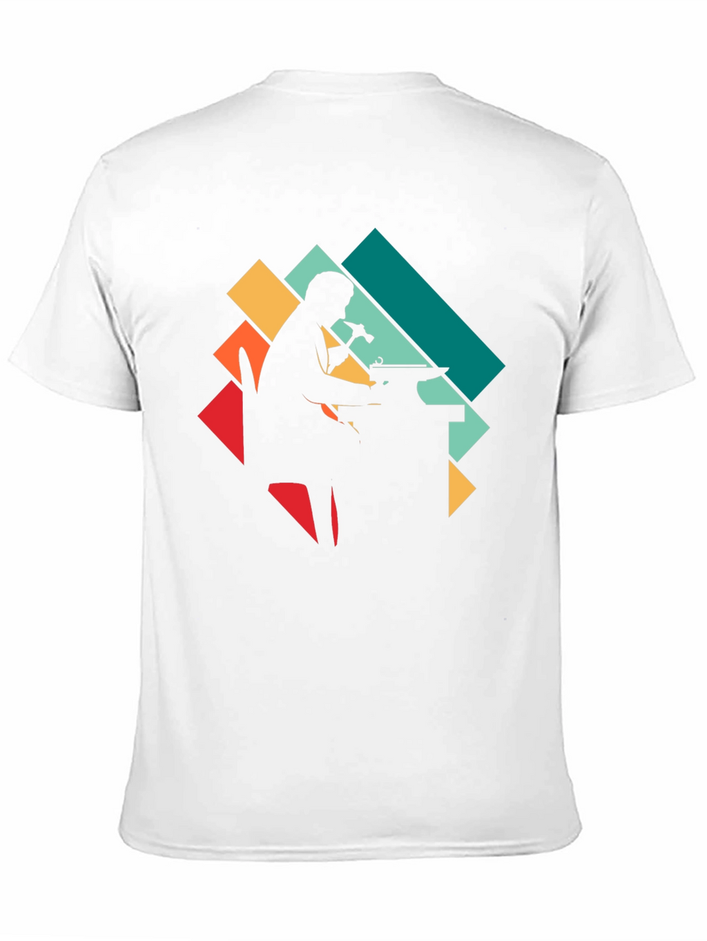 Blacksmith Silhouette Graphic Tee - Retro Style