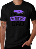 Proud Writing Dad Graphic T-Shirt