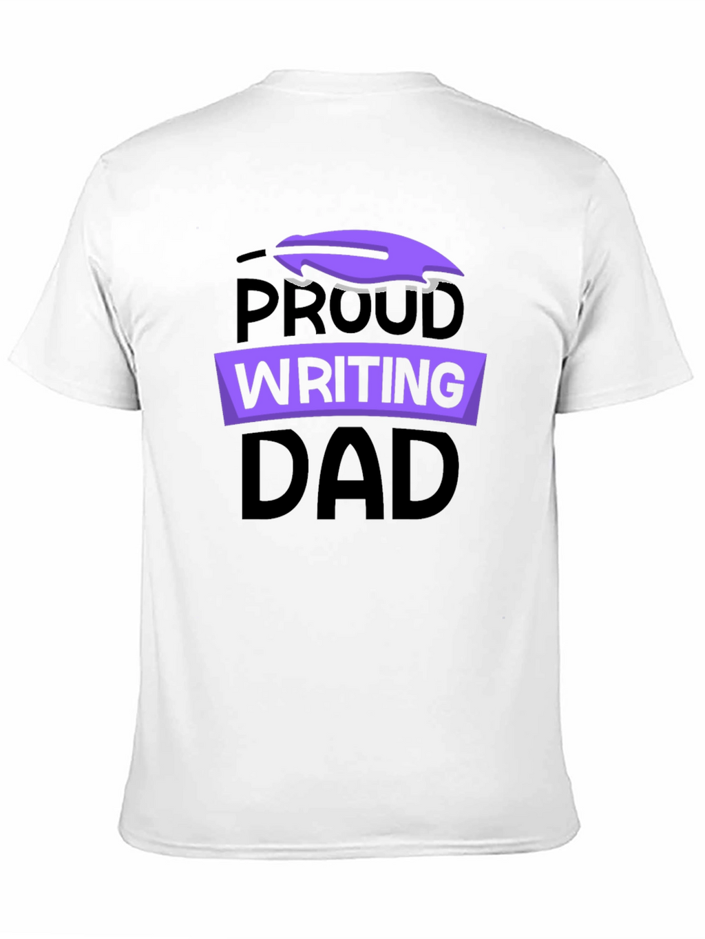Proud Writing Dad Graphic T-Shirt
