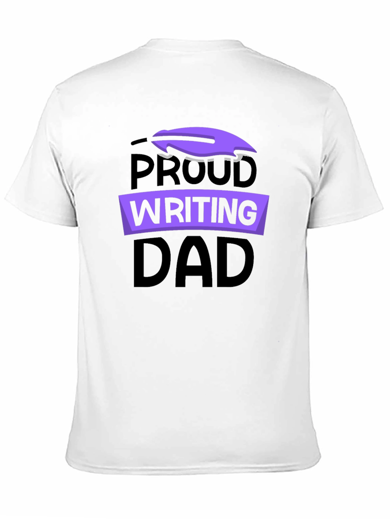 Proud Writing Dad Graphic T-Shirt