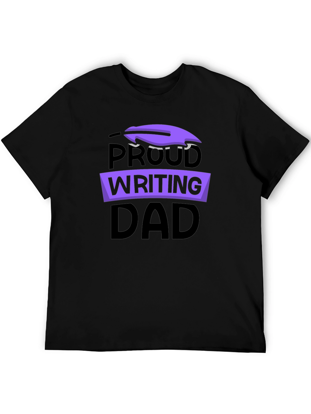 Proud Writing Dad Graphic T-Shirt