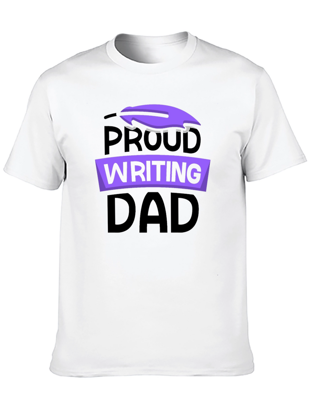 Proud Writing Dad Graphic T-Shirt