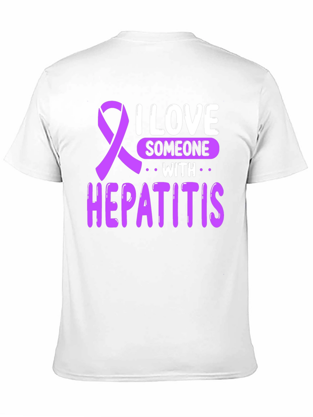I Love Someone With Hepatitis Awareness T-Shirt