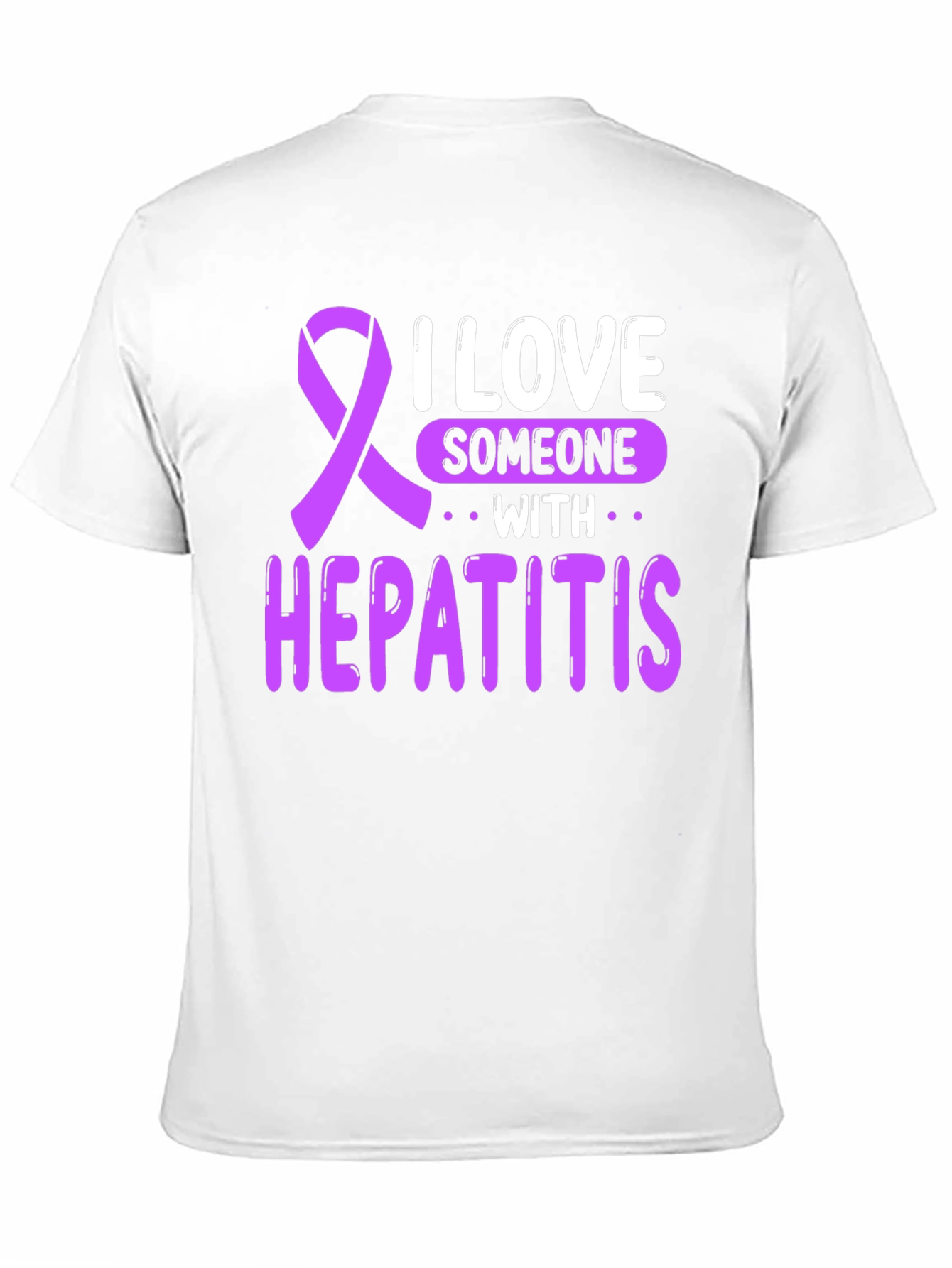 I Love Someone With Hepatitis Awareness T-Shirt