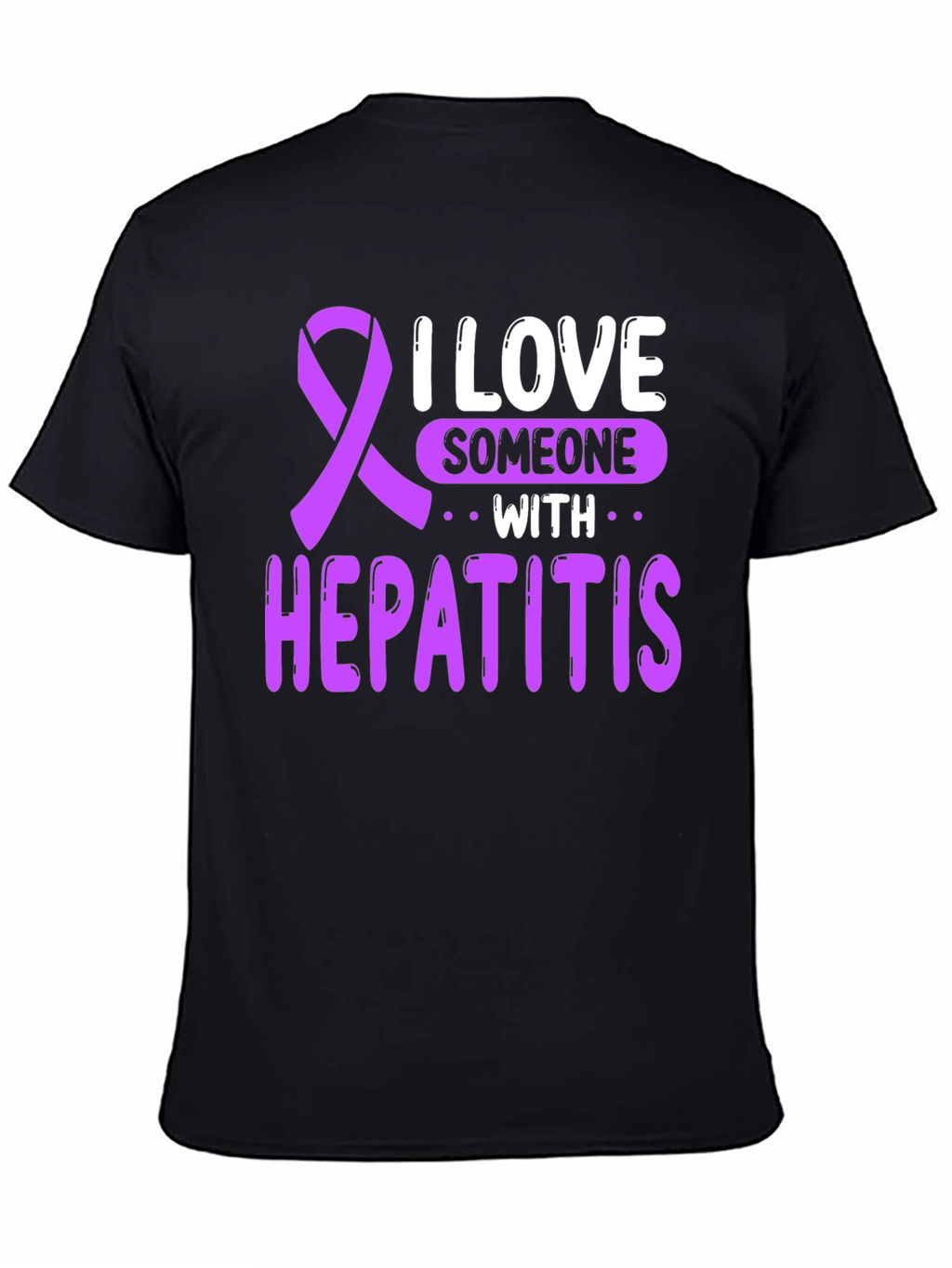 I Love Someone With Hepatitis Awareness T-Shirt
