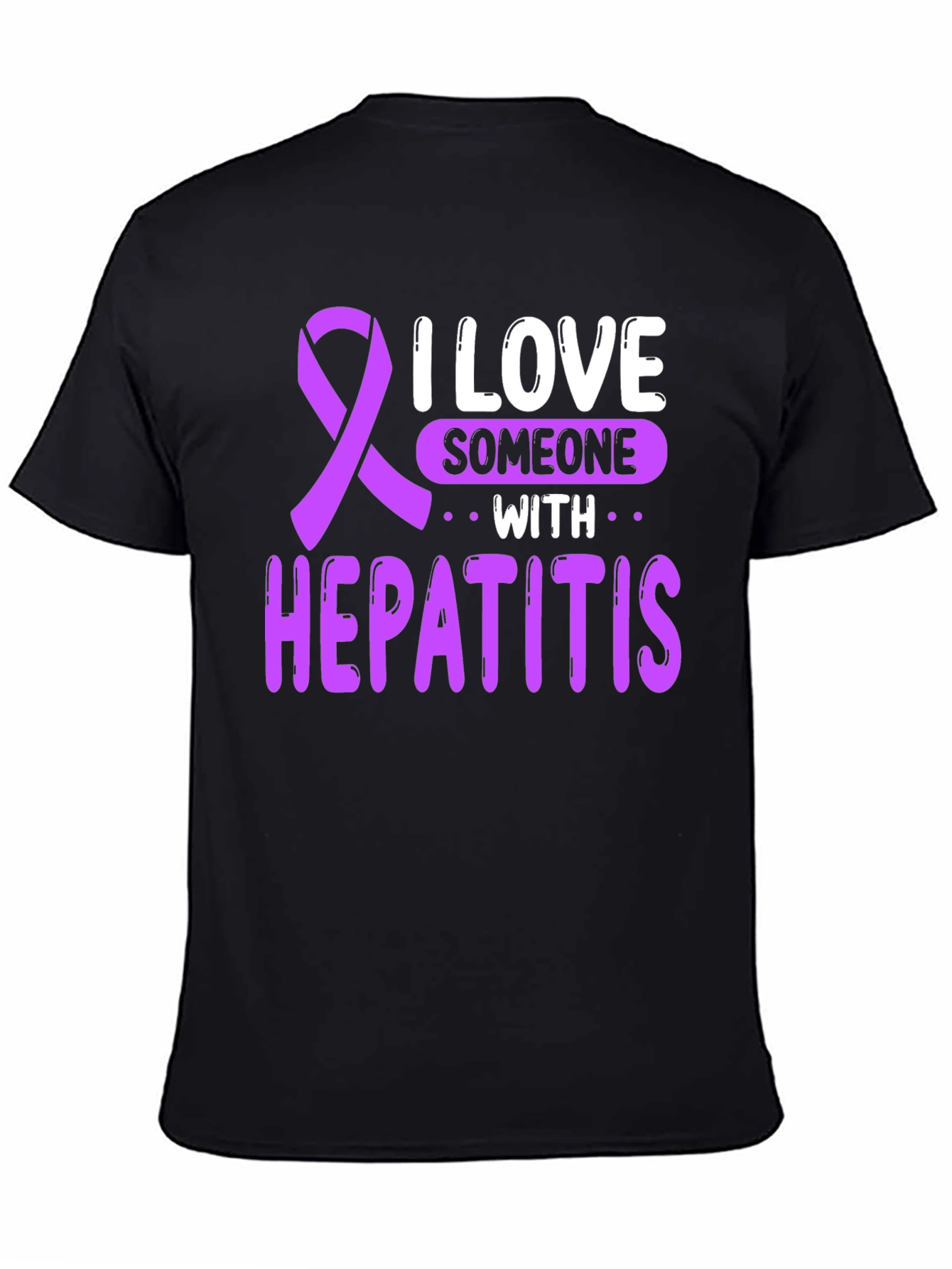 I Love Someone With Hepatitis Awareness T-Shirt