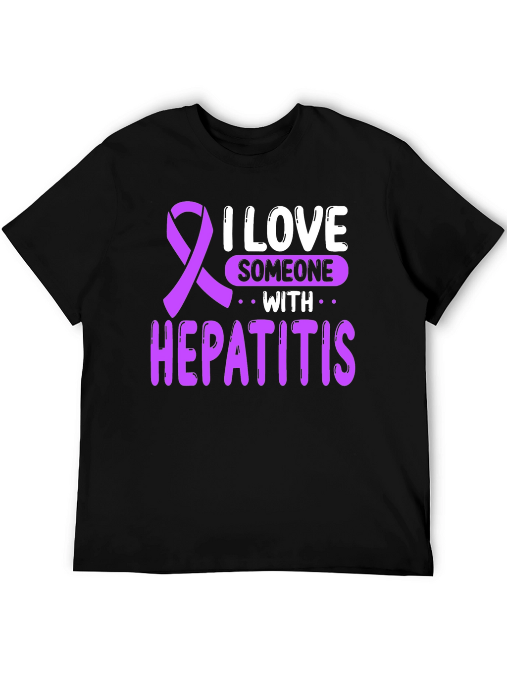 I Love Someone With Hepatitis Awareness T-Shirt