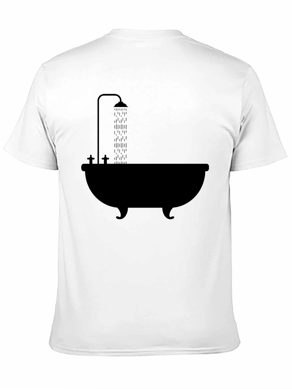 Bathtub Shower Graphic T-Shirt