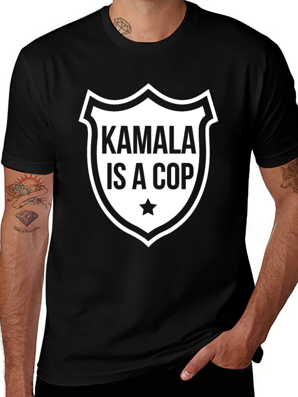 Kamala Is A Cop T-Shirt Political Statement Tee