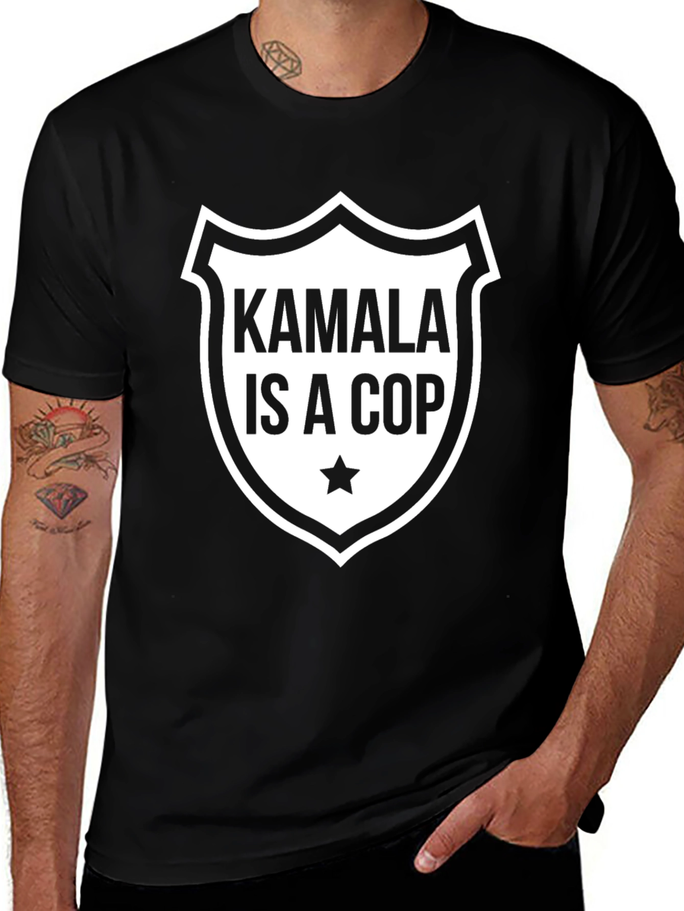 Kamala Is A Cop T-Shirt Political Statement Tee