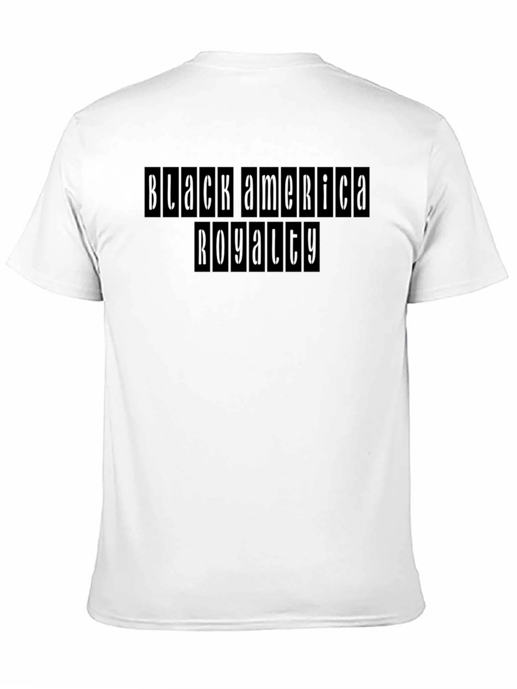 Black America Royalty Graphic Tee - Mens Black T-Shirt