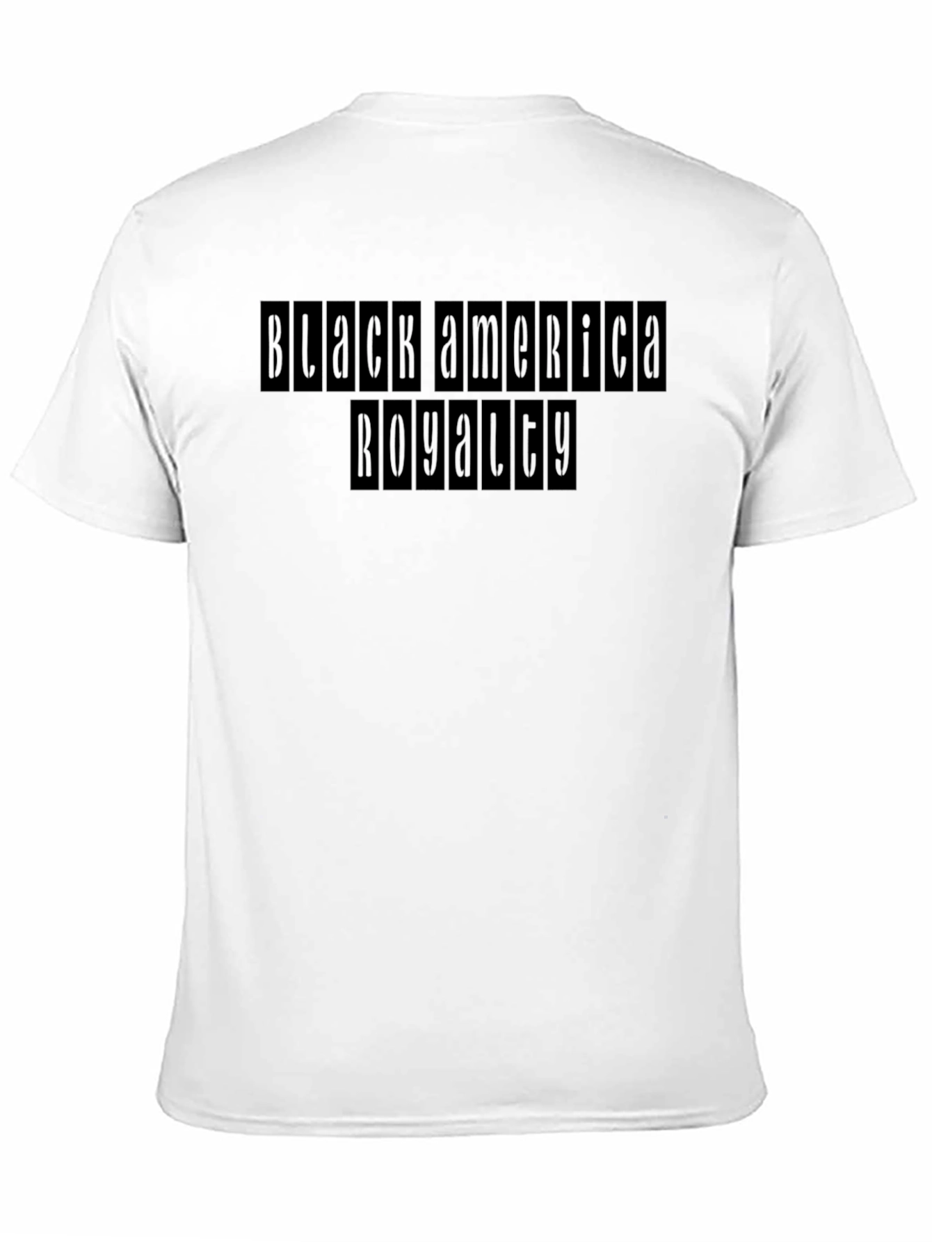 Black America Royalty Graphic Tee - Mens Black T-Shirt