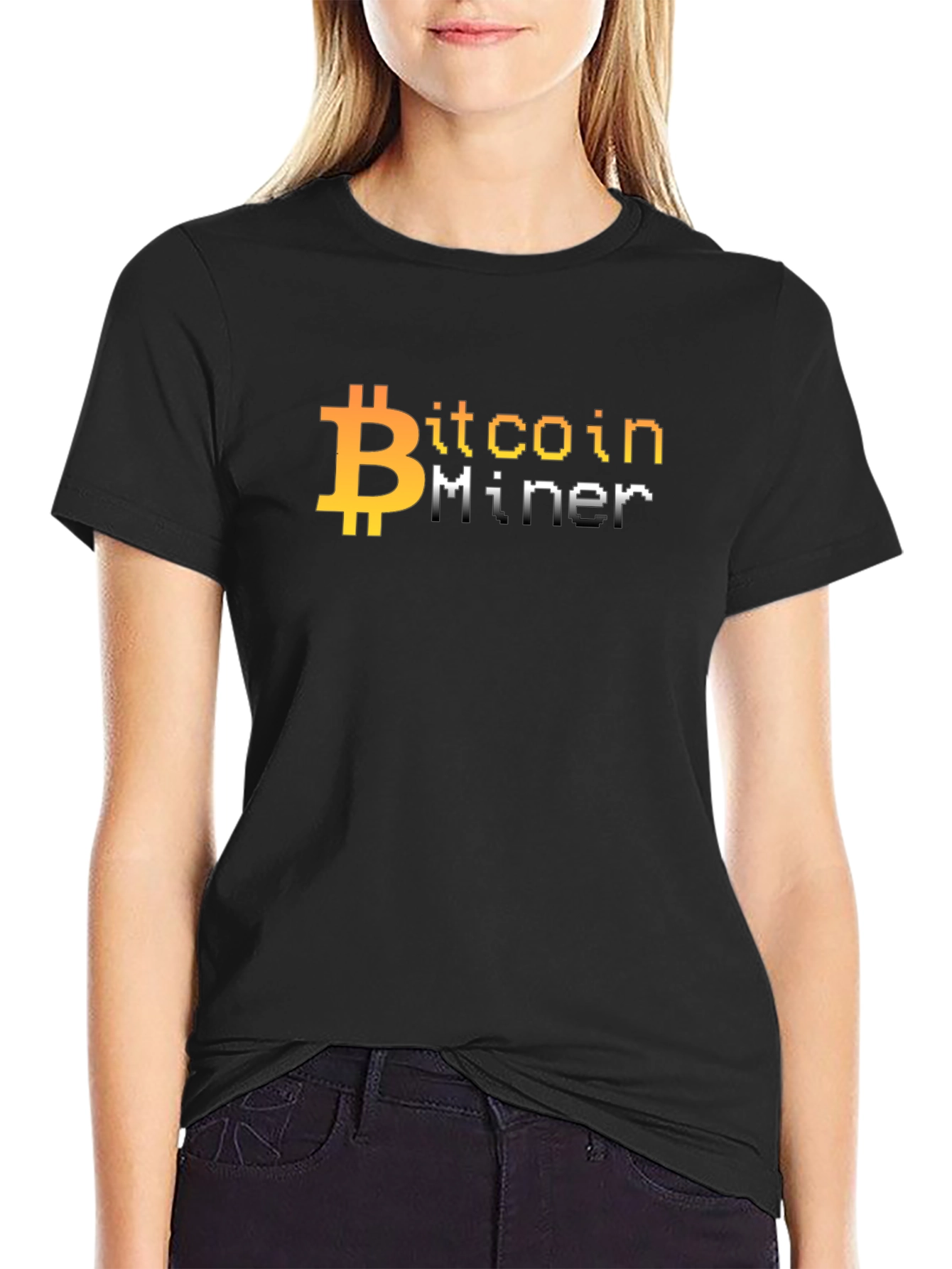 Bitcoin Miner Graphic Tee - Crypto Lover Apparel