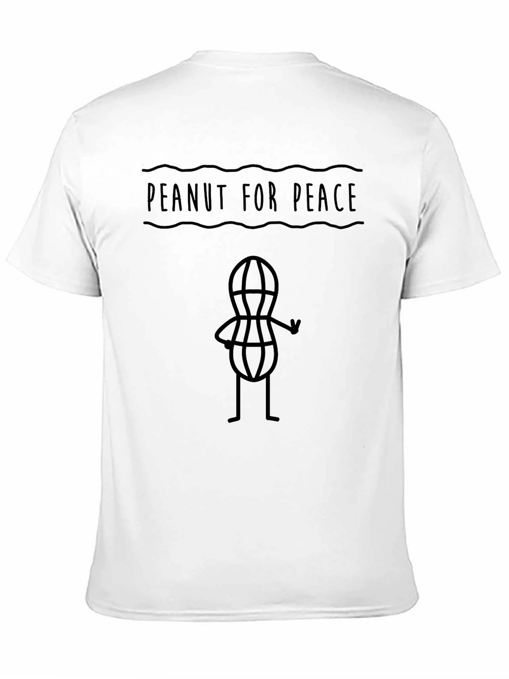 Peanut for Peace Graphic Tee - Mens Black