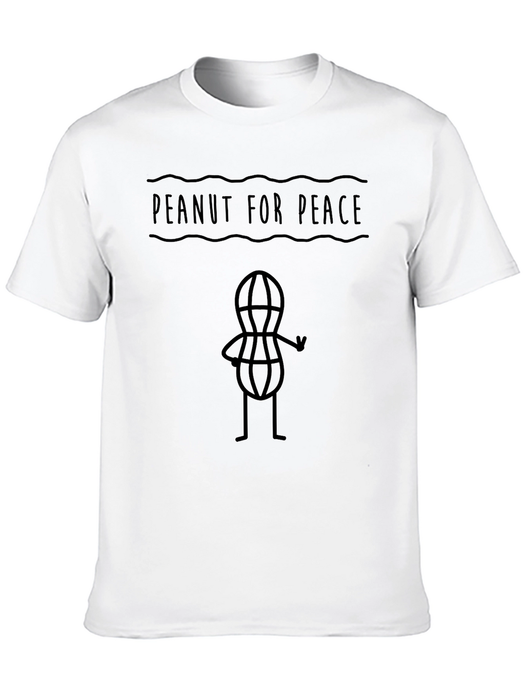 Peanut for Peace Graphic Tee - Mens Black
