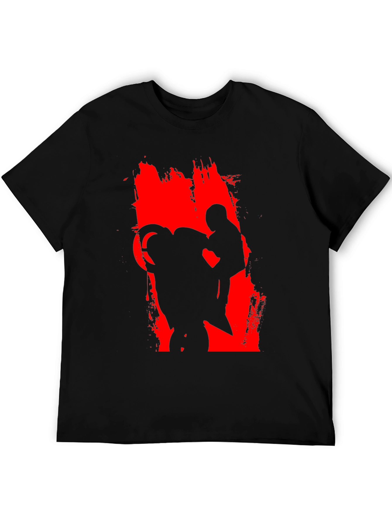 Motorcycle Rider Graphic Black Tee