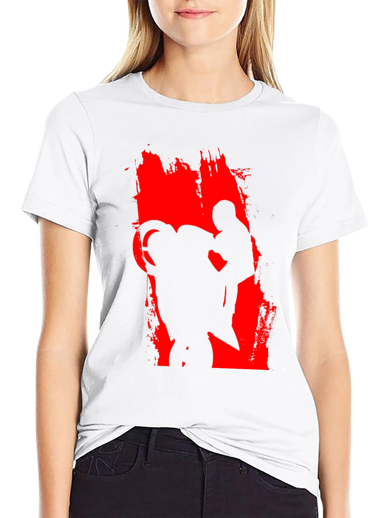 Motorcycle Rider Graphic Black Tee