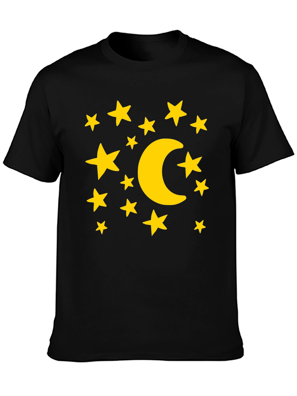 Celestial Dreams T-Shirt: Moon and Stars Graphic Tee