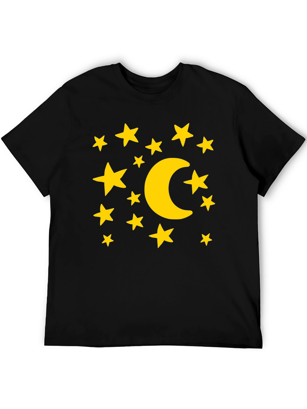 Celestial Dreams T-Shirt: Moon and Stars Graphic Tee