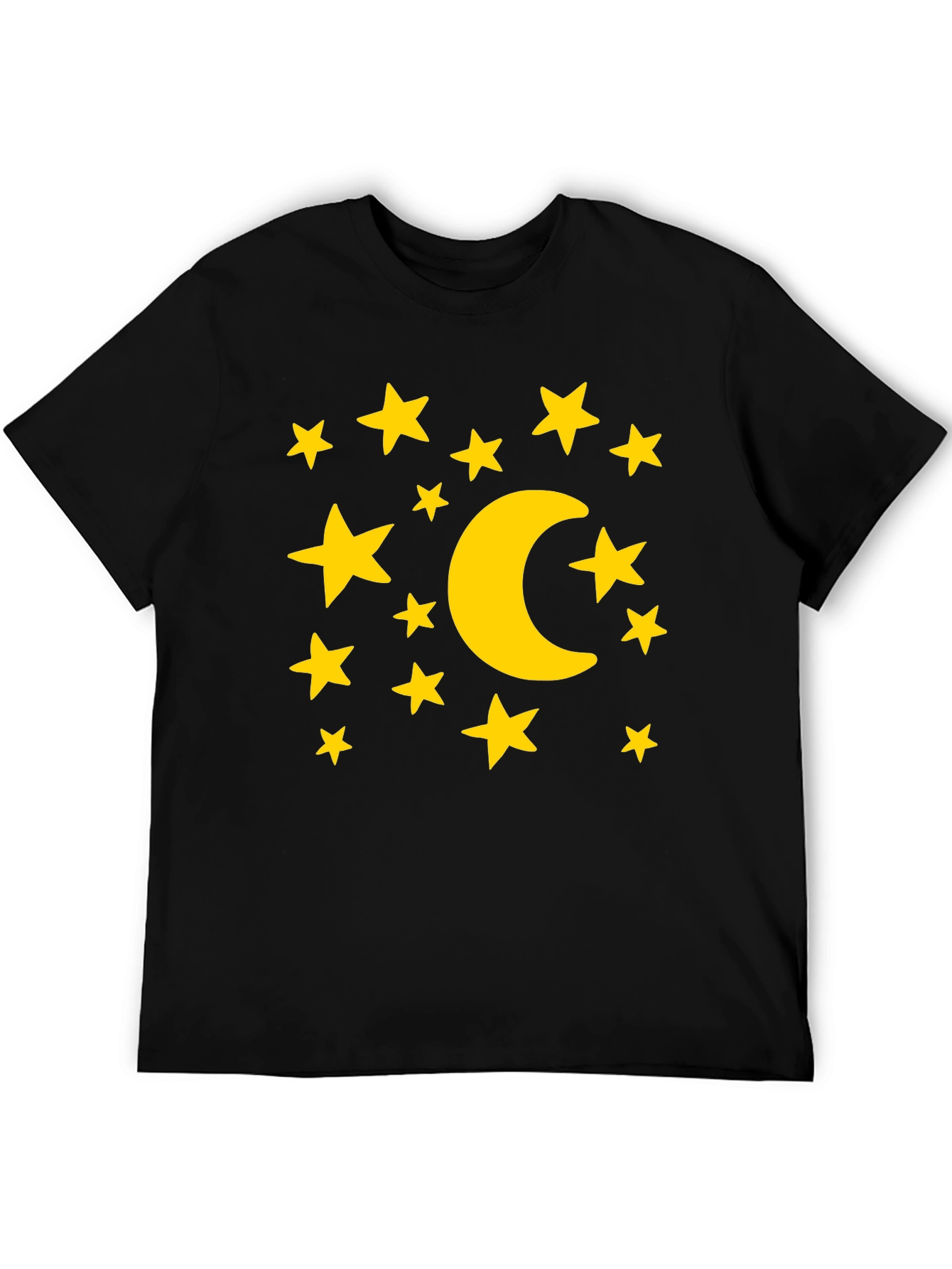 Celestial Dreams T-Shirt: Moon and Stars Graphic Tee