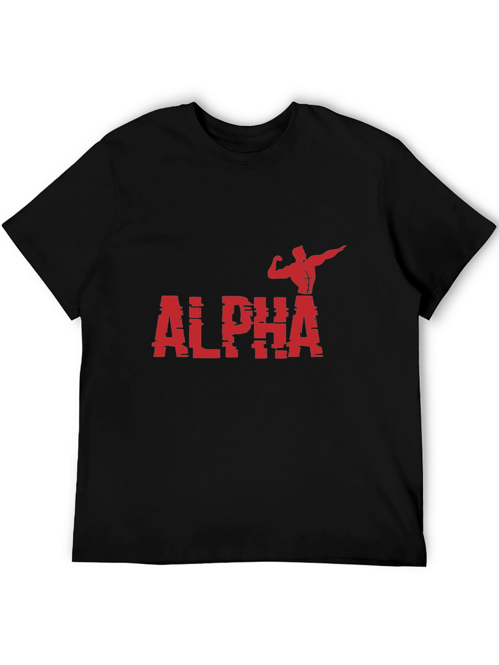 Alpha Bodybuilding Graphic Tee - Black