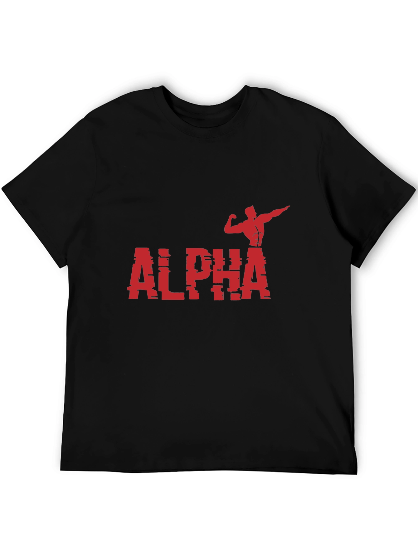 Alpha Bodybuilding Graphic Tee - Black
