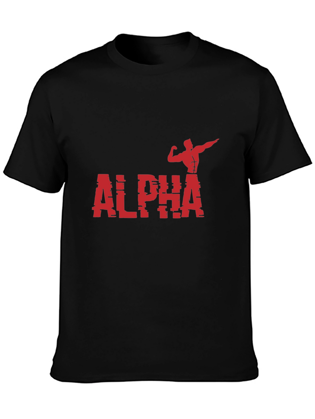 Alpha Bodybuilding Graphic Tee - Black