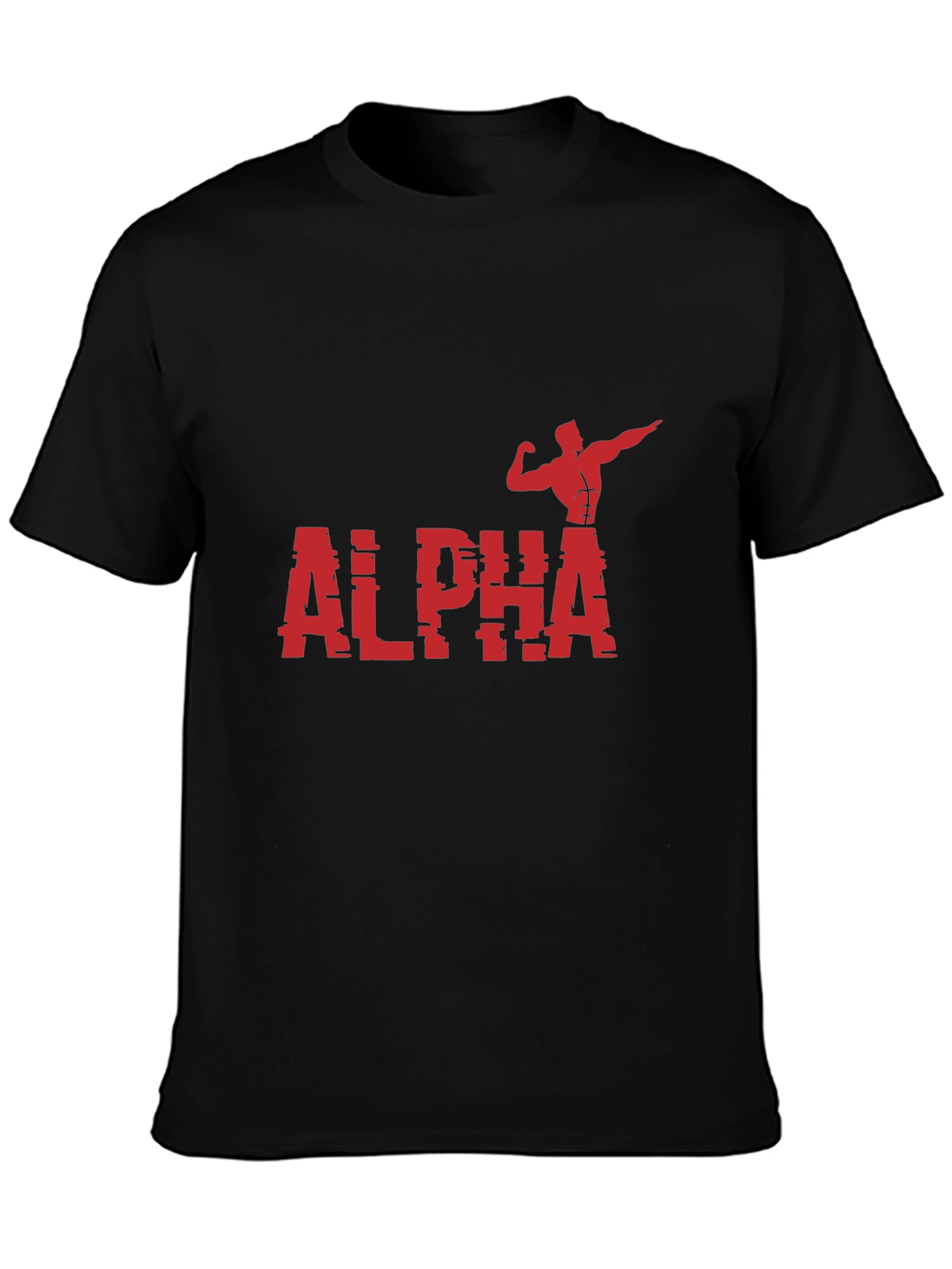 Alpha Bodybuilding Graphic Tee - Black