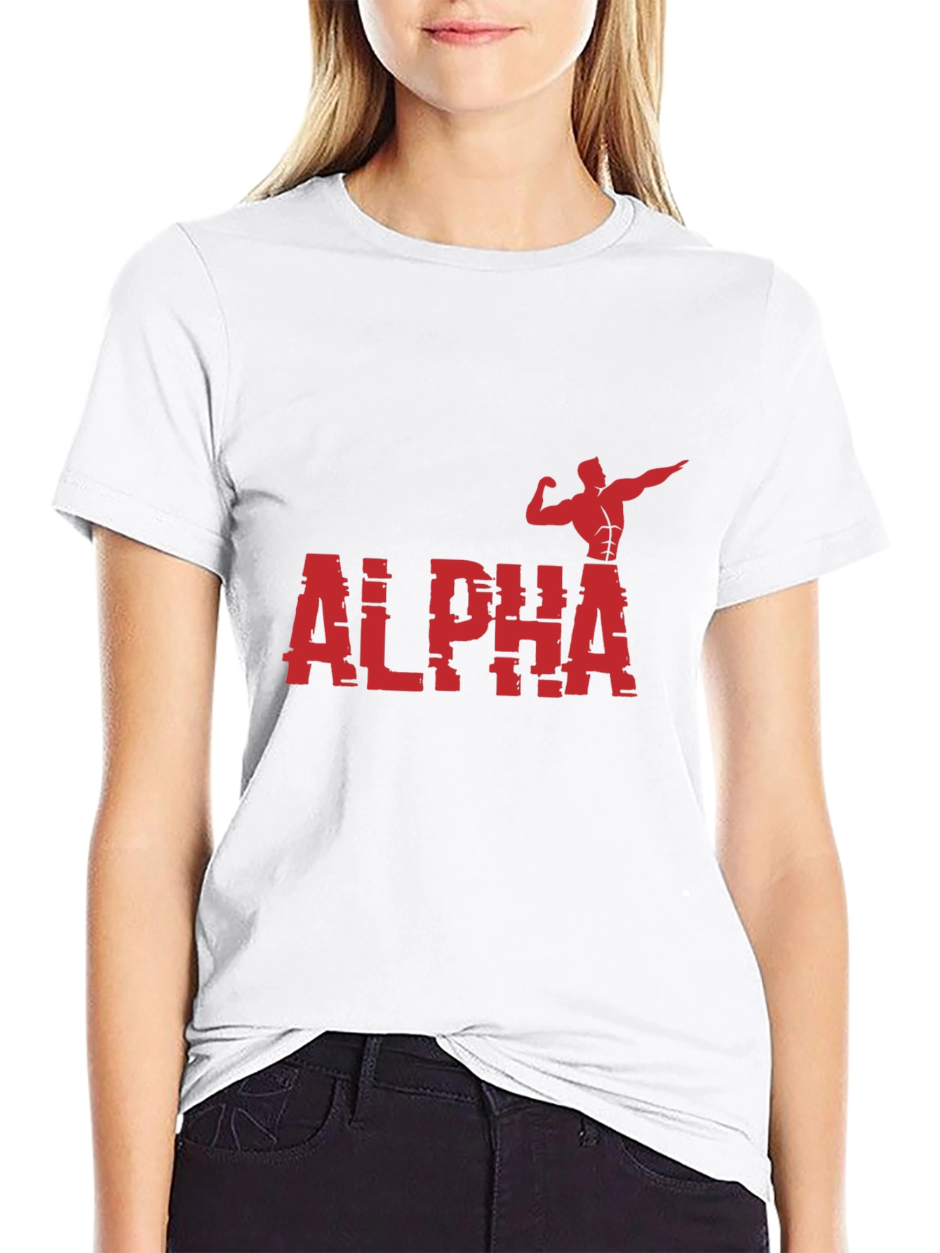 Alpha Bodybuilding Graphic Tee - Black