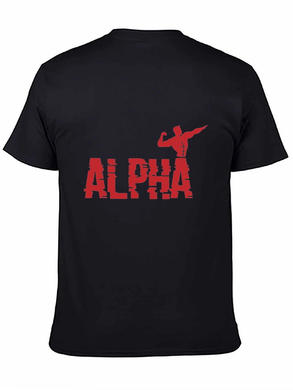 Alpha Bodybuilding Graphic Tee - Black