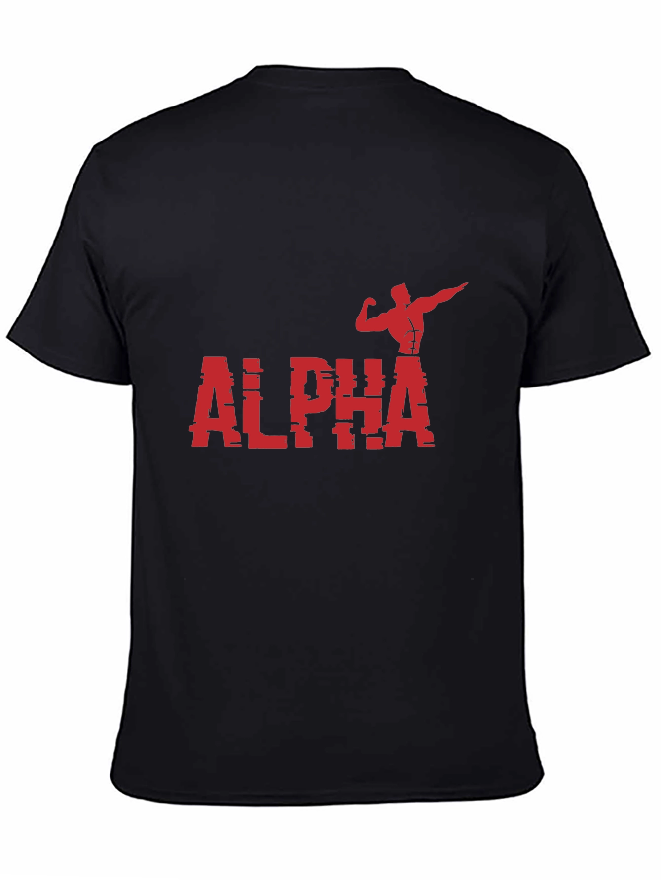 Alpha Bodybuilding Graphic Tee - Black