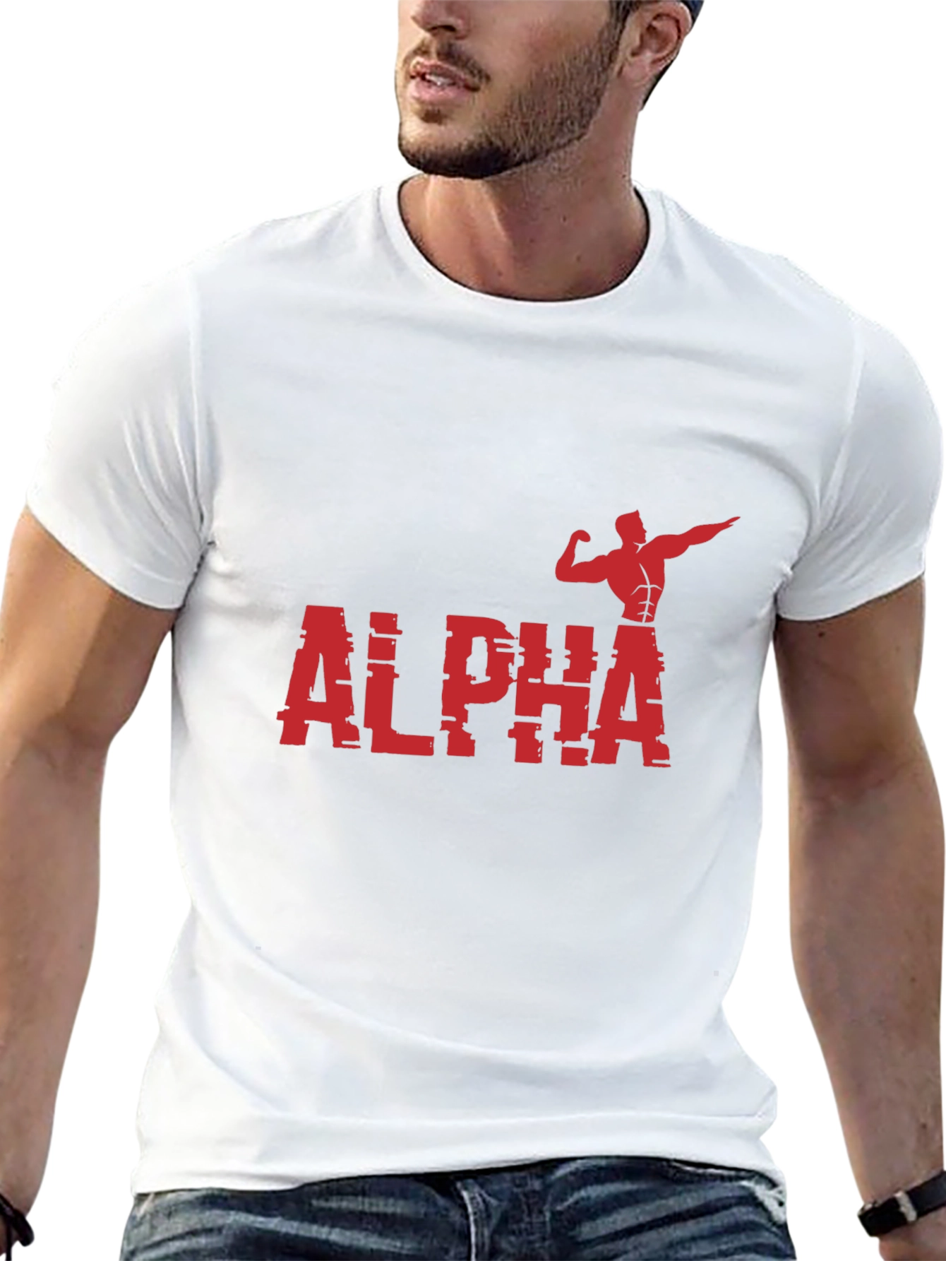 Alpha Bodybuilding Graphic Tee - Black