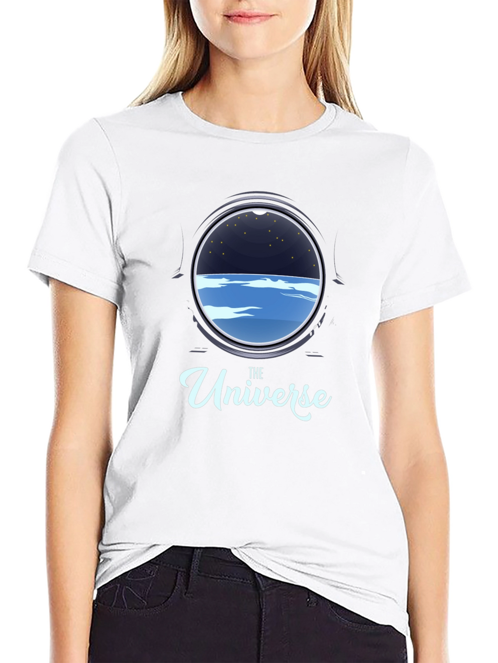 The Universe Porthole Black T-Shirt