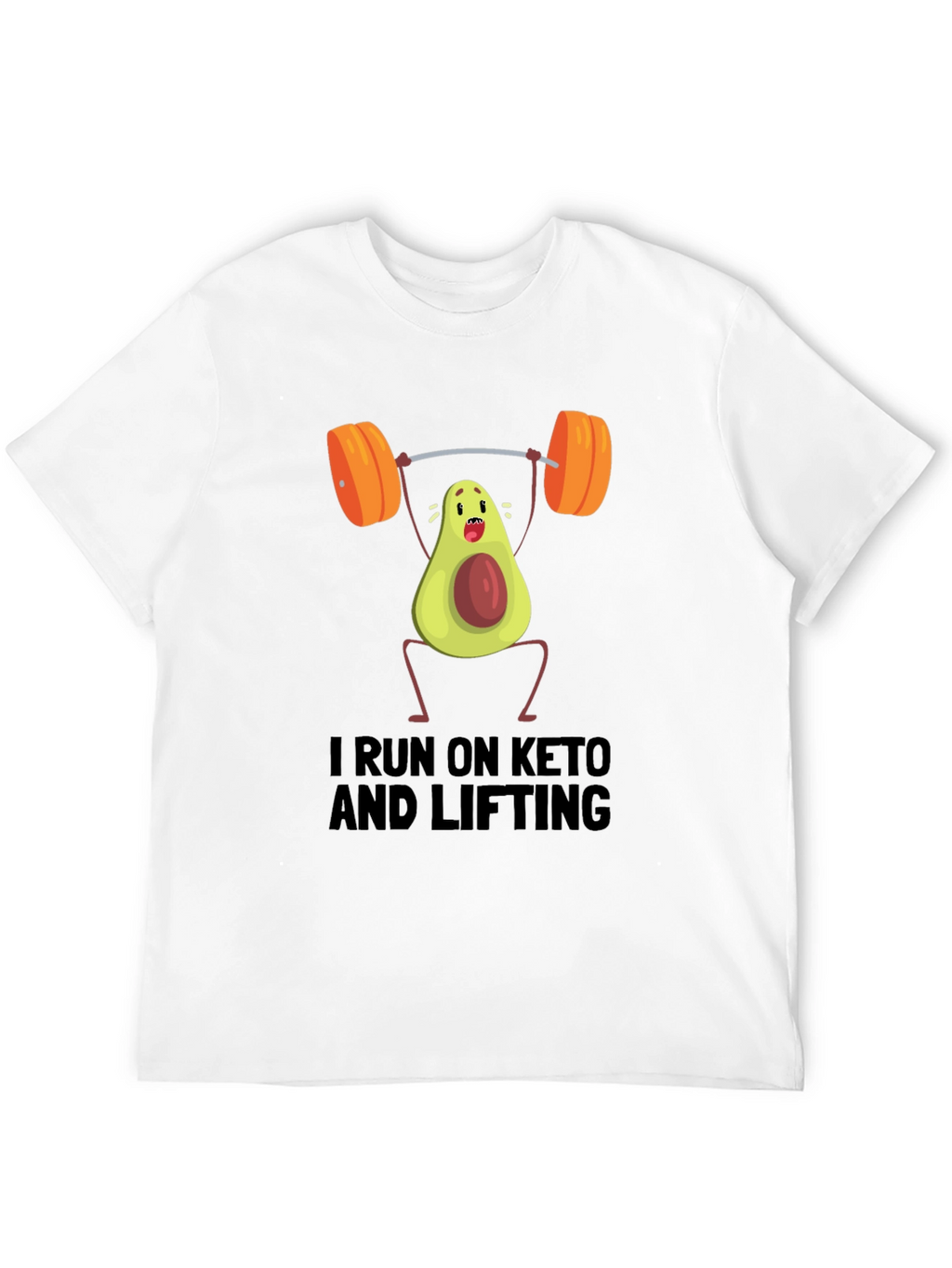 Keto Lifting T-Shirt - Avocado Gym Humor Tee