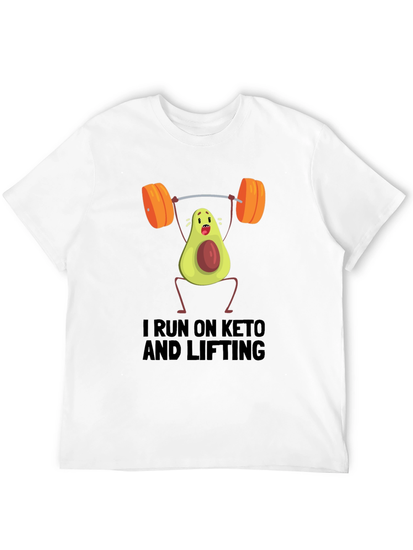 Keto Lifting T-Shirt - Avocado Gym Humor Tee