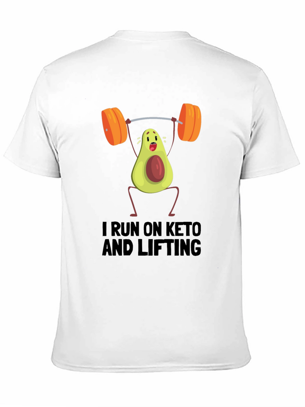 Keto Lifting T-Shirt - Avocado Gym Humor Tee