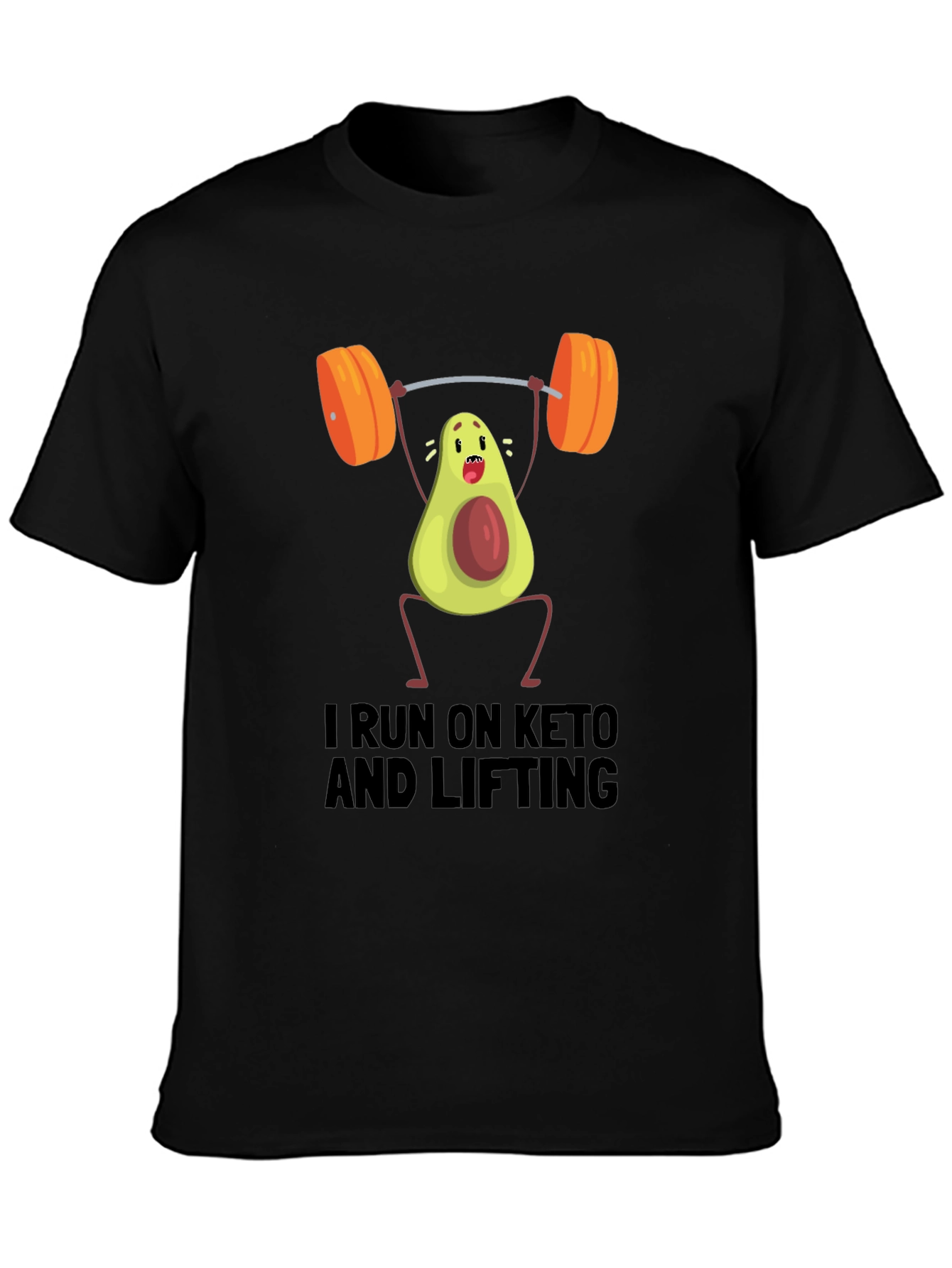 Keto Lifting T-Shirt - Avocado Gym Humor Tee
