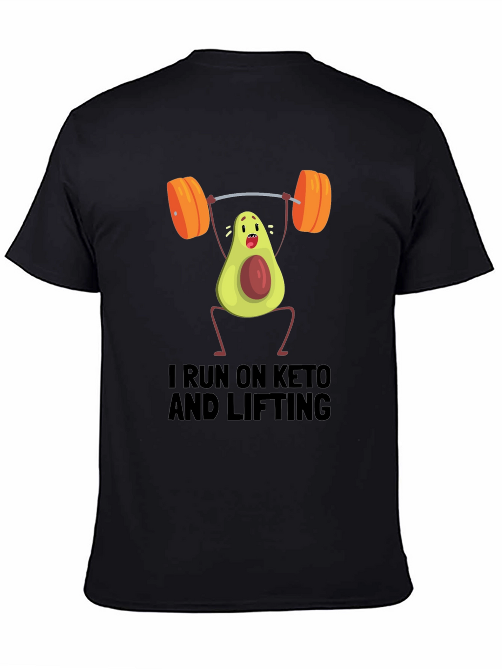 Keto Lifting T-Shirt - Avocado Gym Humor Tee