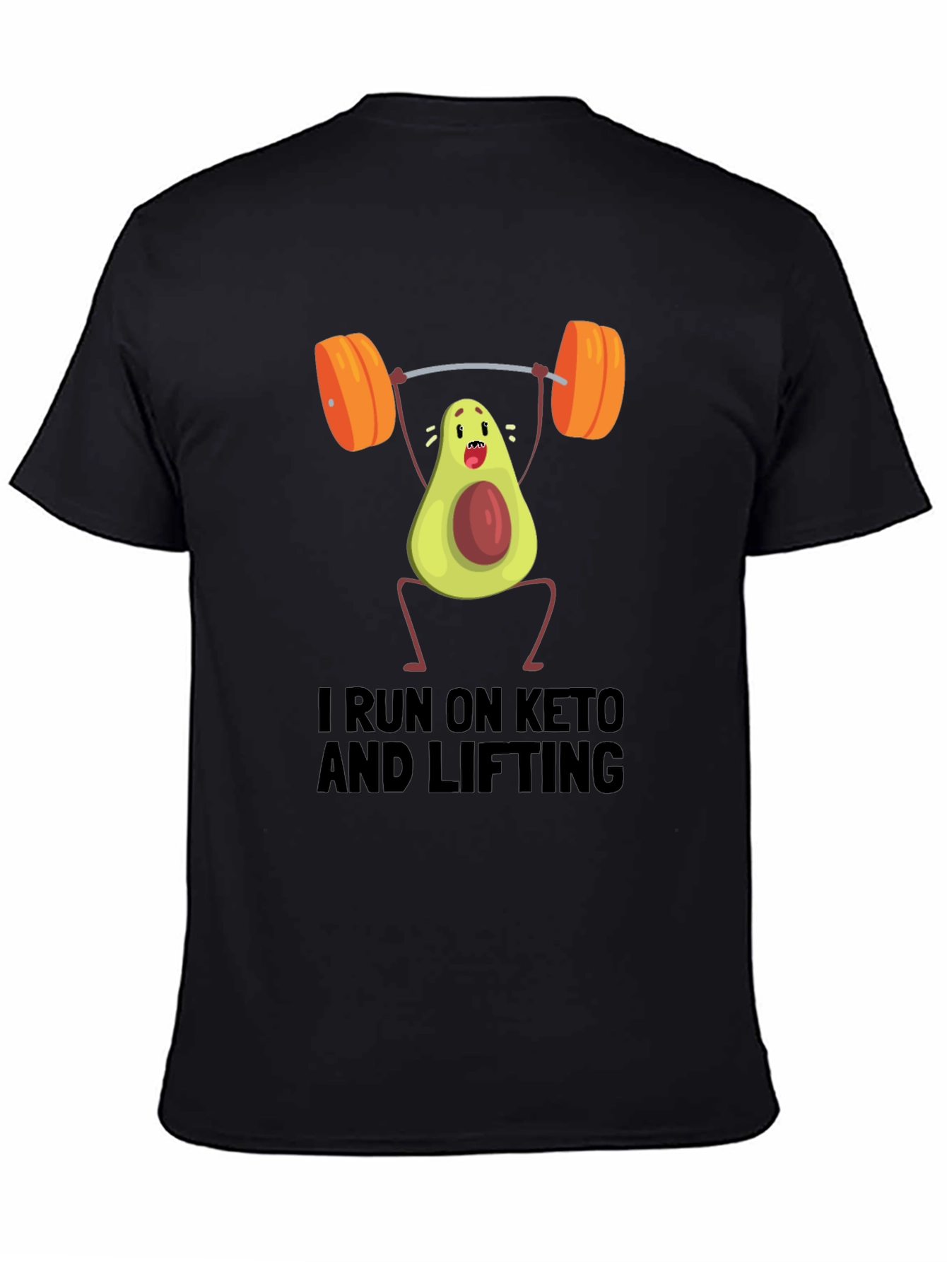 Keto Lifting T-Shirt - Avocado Gym Humor Tee