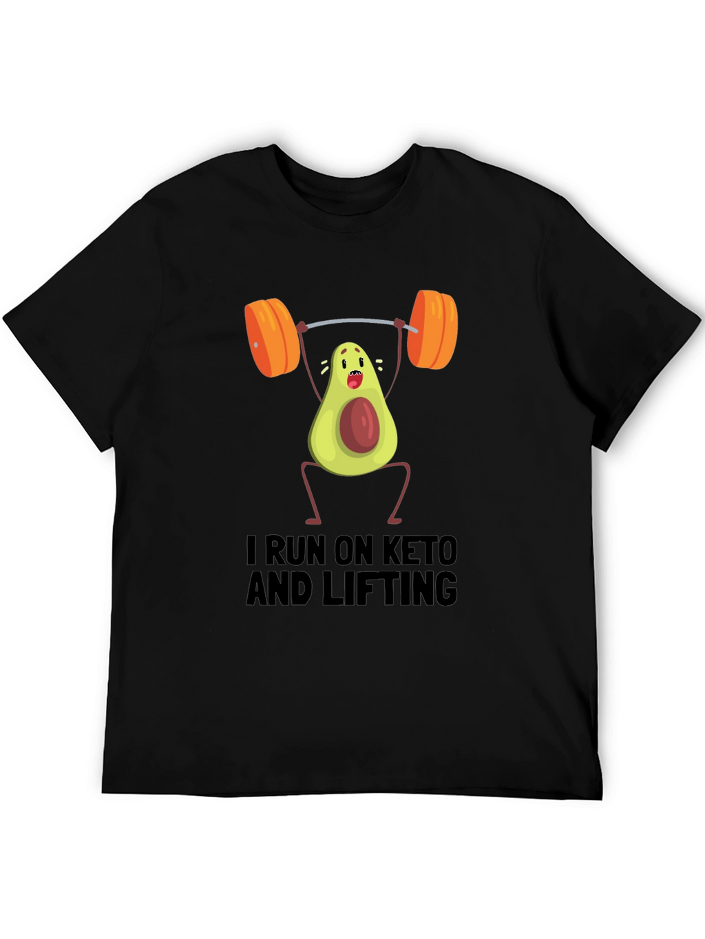 Keto Lifting T-Shirt - Avocado Gym Humor Tee