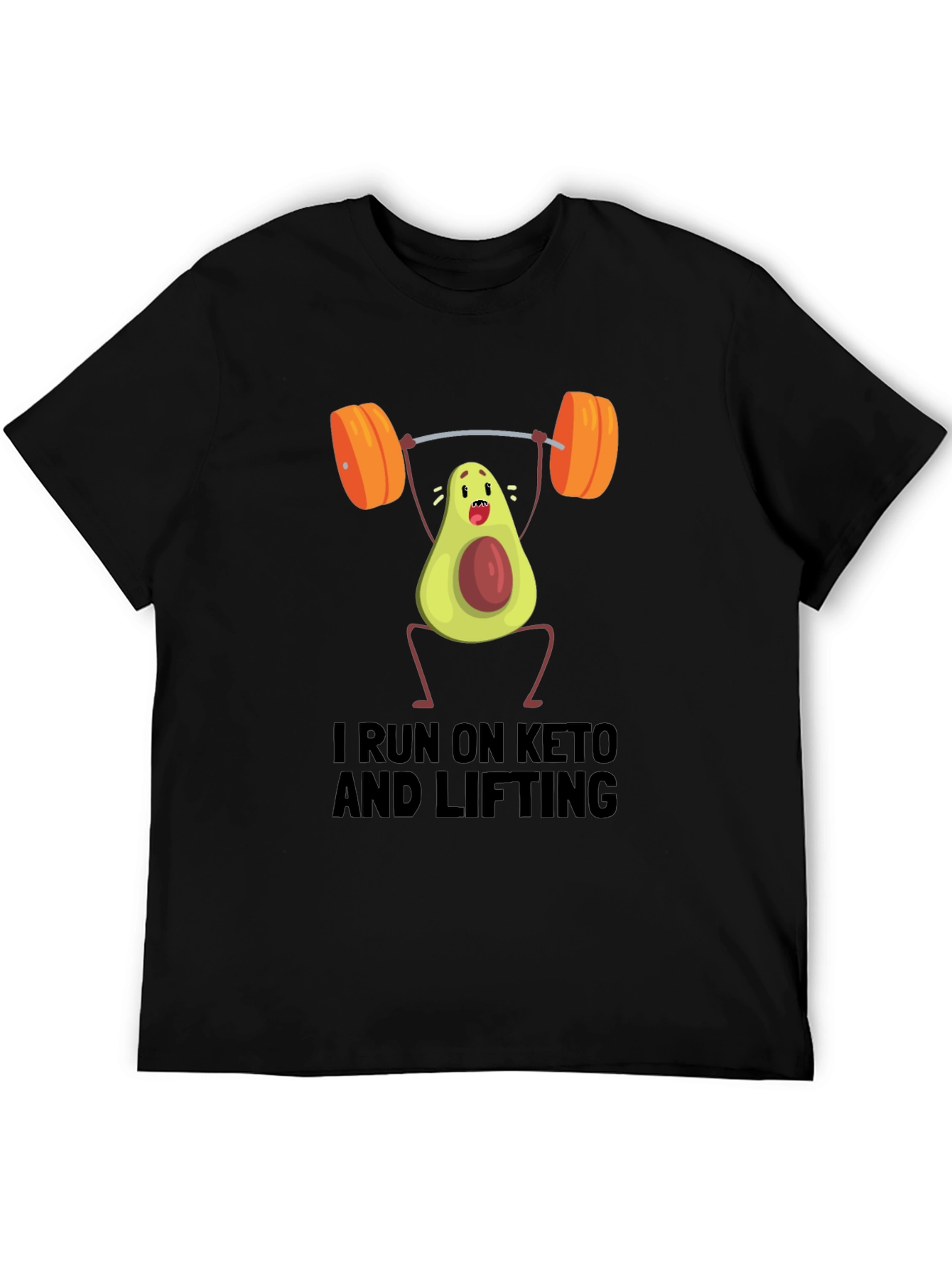 Keto Lifting T-Shirt - Avocado Gym Humor Tee