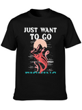 Fishing T-Shirt: Just Want To Go Fishing