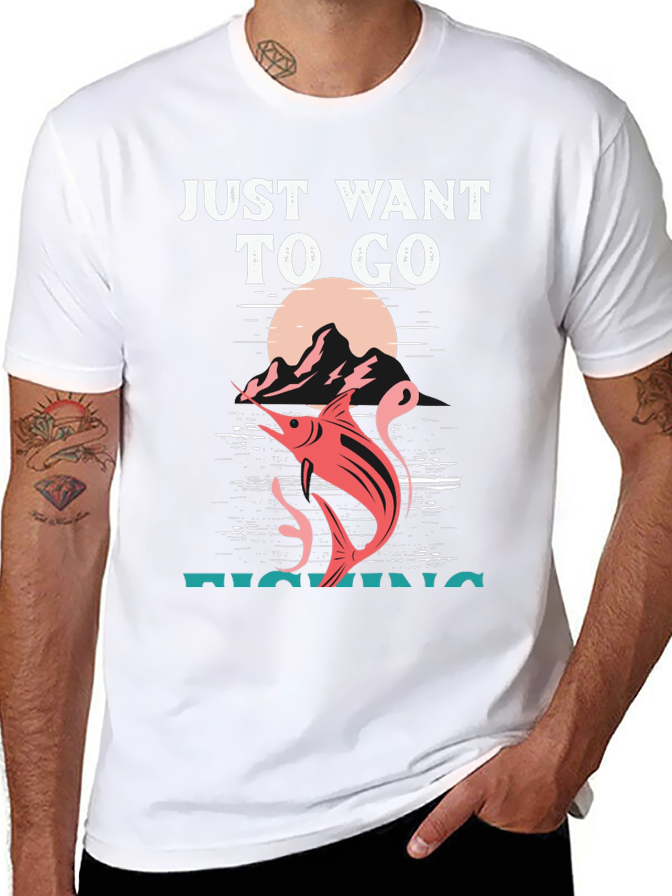 Fishing T-Shirt: Just Want To Go Fishing