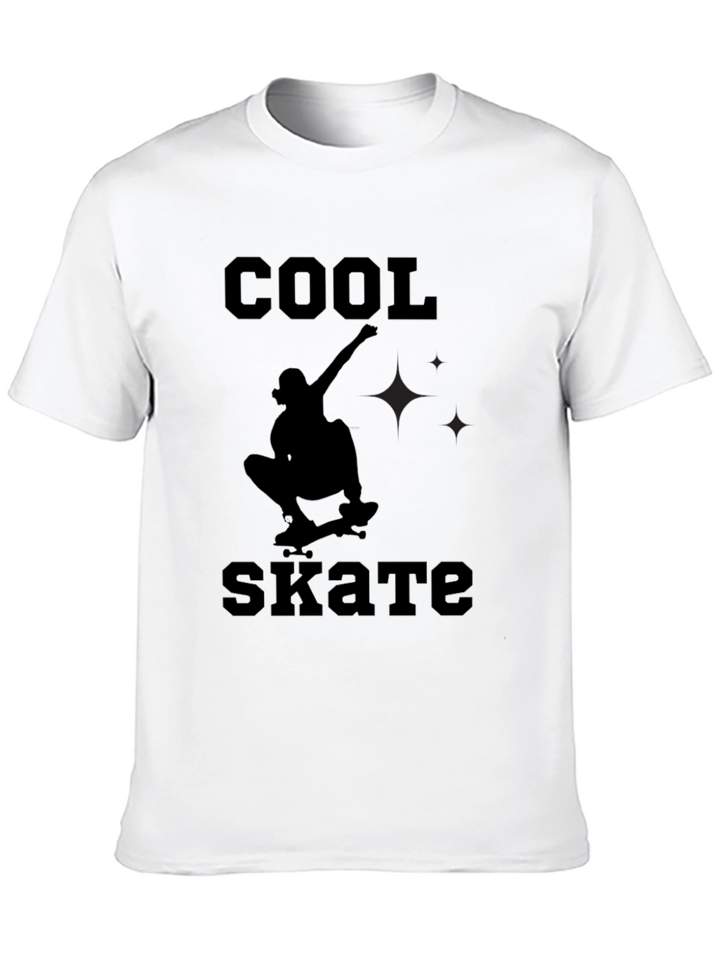 Cool Skate Black Graphic Tee