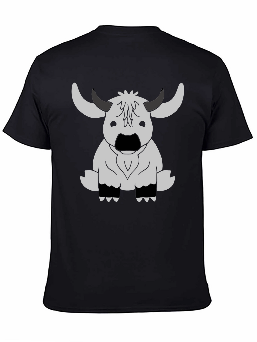 Yak T-Shirt - Funny Cartoon Bull Tee