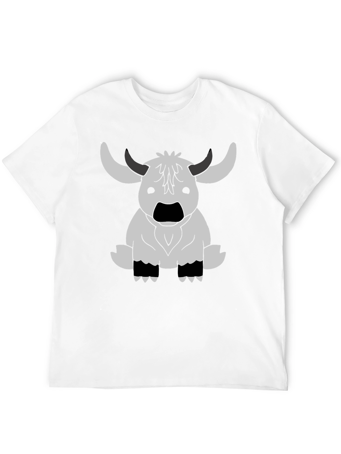 Yak T-Shirt - Funny Cartoon Bull Tee