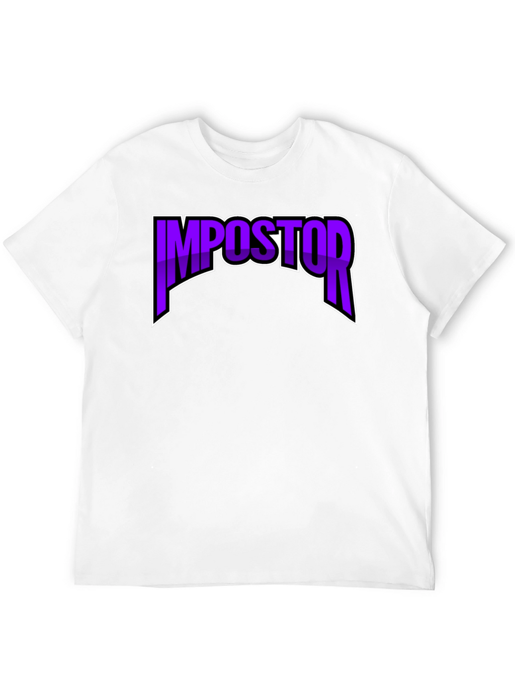 Impostor T-Shirt - Black Crew Neck Graphic Tee