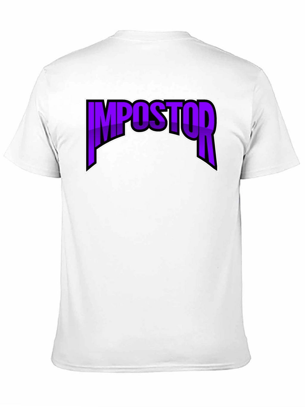 Impostor T-Shirt - Black Crew Neck Graphic Tee
