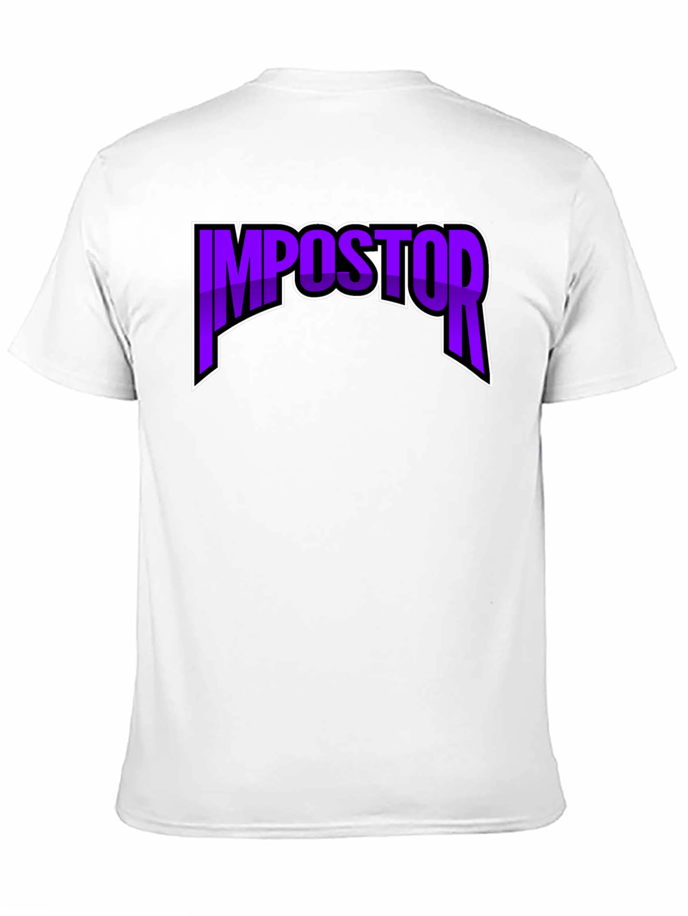 Impostor T-Shirt - Black Crew Neck Graphic Tee